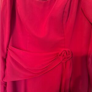 Elegant Red Women's Dress